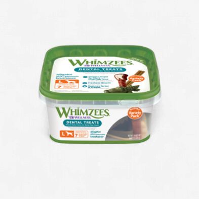Whimzees par Wellness- boite mixtes de gâterie a macher pour chien végétal