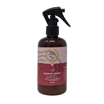 Peke Secret-Accélérateur de séchage et anti-frissitis Blow my Secret 250ml, format: 250ml