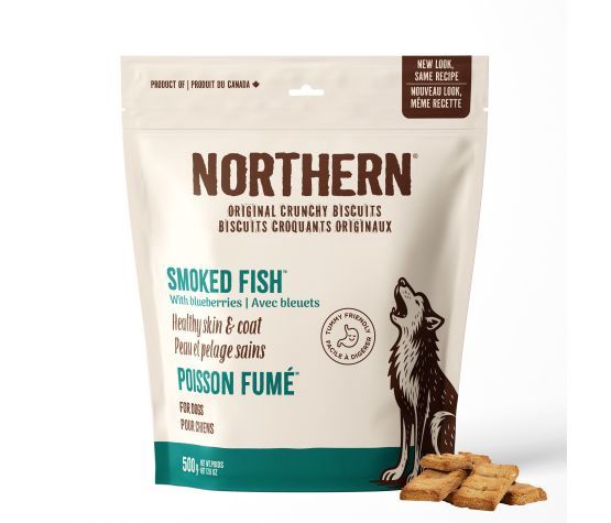 Northern - Classic - Biscuits Sans Blé Pour Chien, Truite &amp; Bleuets 500gr