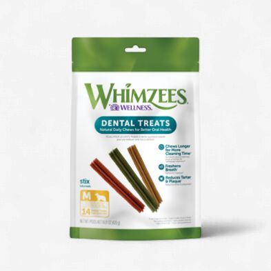 Whimzees par Wellness- gâterie en sac a macher pour chien végétal