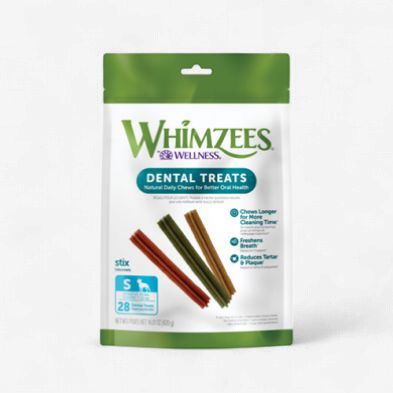 Whimzees par Wellness- gâterie en sac a macher pour chien végétal, format: Petit 28 morceaux