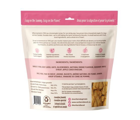 Northern Mini Mix - Biscuits Sans Blé Pour Chien, Bacon + Foie 450gr