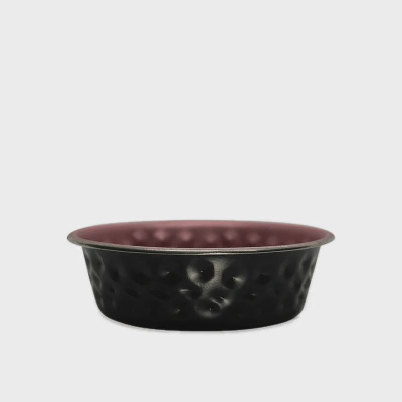 Baxter &amp; Bella - Nourish Bowls - hammered stainless steel