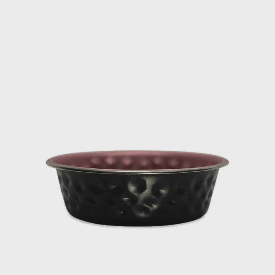 Baxter &amp; Bella - Nourish Bowls - hammered stainless steel