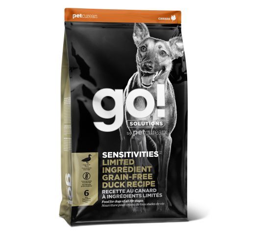 Go! - Sensitivities Limited Ingredient Grain-Free Duck Recipe for Dogs, format: 12lbs