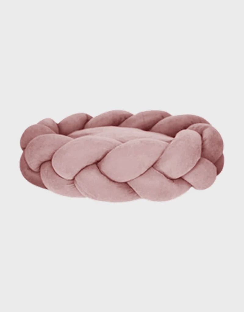 Go Eez - Round Woven Suede Light Pink