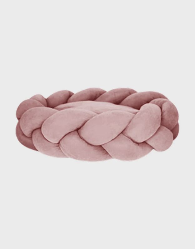 Go Eez - Round Woven Suede Light Pink