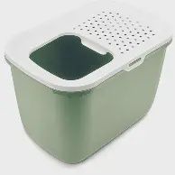 Savic - Bac à litière Hop In - Botamical collection vert