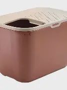 Savic - Bac à litière avec entrée par le haut, couleur: Cuivre