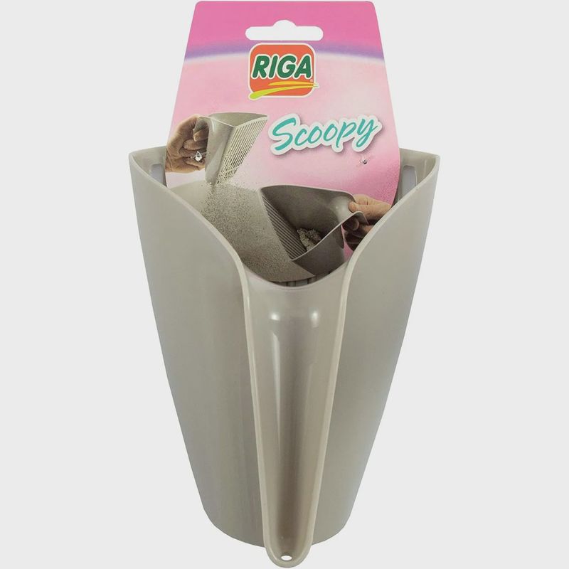 Riga - pelle à litière - grise