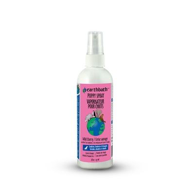 Earthbath - Natural Plant-Based Dog Deodorant Spritz 8oz, odeur: Cerise Sauvage Chiot