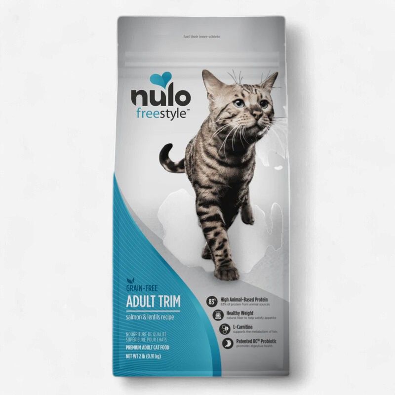 Nulo- Freestyle nourriture Chat adulte trim, Légère saumon &amp; lentille