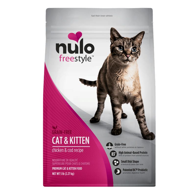 Nulo- Freestyle nourriture Chat &amp; chaton poulet et morue, Size: 5lbs
