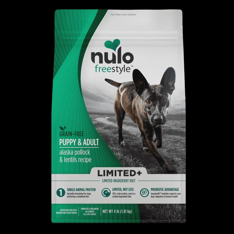Nulo- Freestyle nourriture a chien ingrédient limité au Goberge d'alaska, Size: 4lb