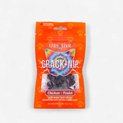 This &amp; That- Snack Station Crack-Nip gâterie a chat au poulet 43gr