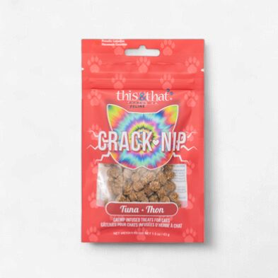 This &amp; That- Snack Station Crack-Nip gâterie a chat au Thon 43gr