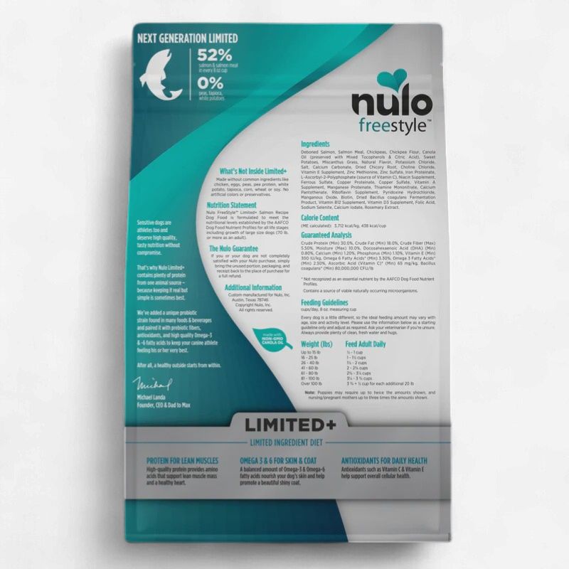 Nulo- Freestyle nourriture a chien ingrédient limité au Saumon