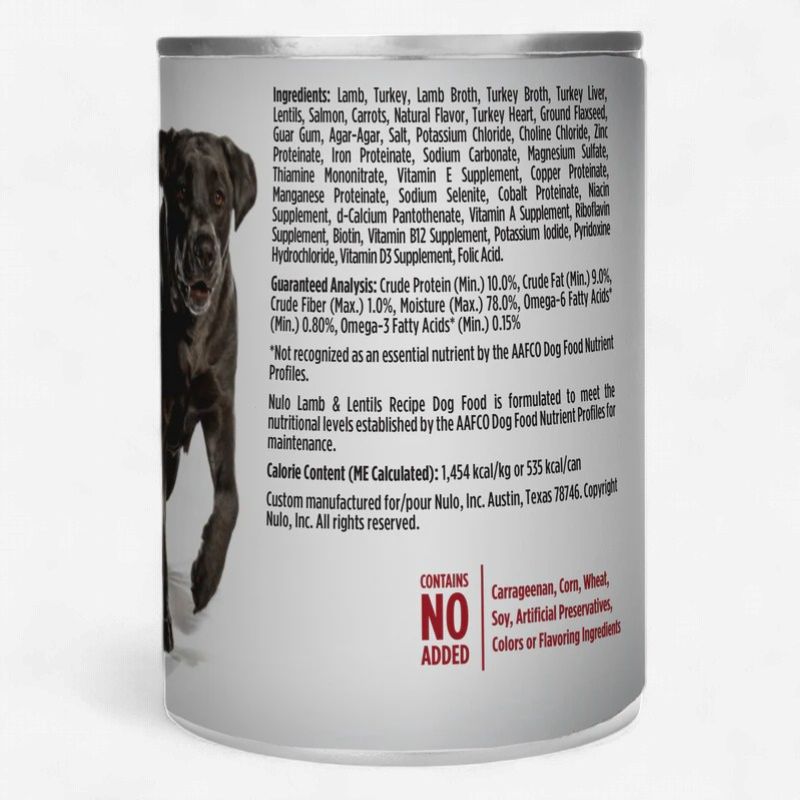 NULO- FreeStyle Chien conserve sans grains 12.5oz