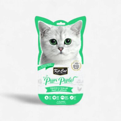 Kit Cat - Purr Purées, cat tube 4 tubes of 15g per pack