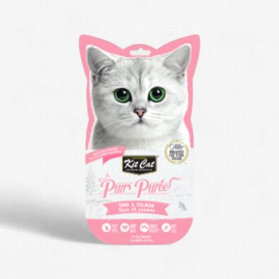 Kit Cat - Purr Purées, cat tube 4 tubes of 15g per pack