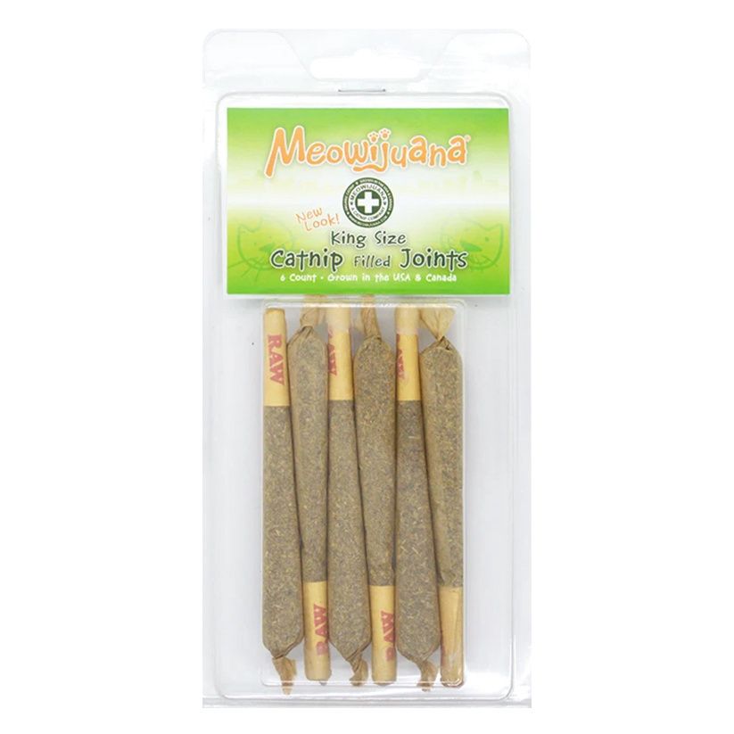 Smarter Paw - Meowijuana- Herbes a chat en rouleau 6 par paquet 7gr, Colour: king