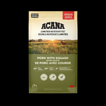 Acana - Pork and Squash Recipe Dog Food, Limited Ingredients, format: 1.8kg