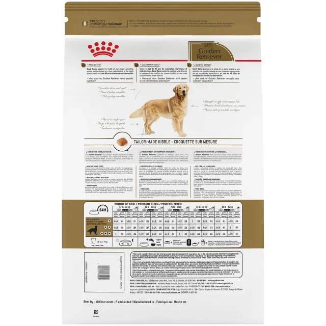 Royal Canin- Recette pour Golden Retriever adulte