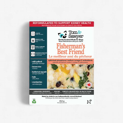 Tom&amp;Sawyer - Le meilleur ami de pecheur - Repas delicatement congelé cuits pour chiens