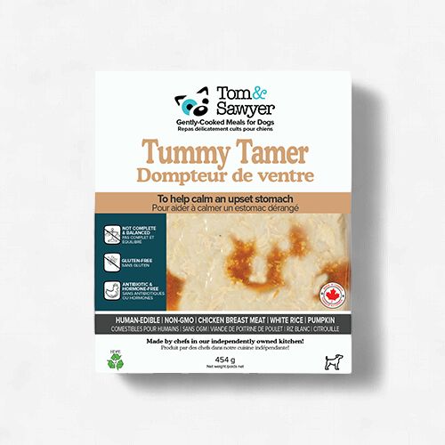 Tom &amp; Sawyer - Dompteur de ventre - Repas delicatement congelé cuits pour chiens
