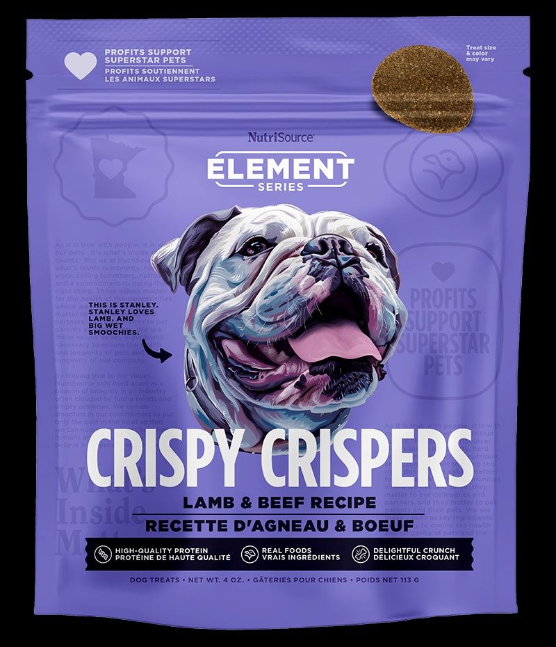 NutriSource -Croustillants d'agneau et de bœuf 4oz, ingrédients: Agneau &amp; boeuf
