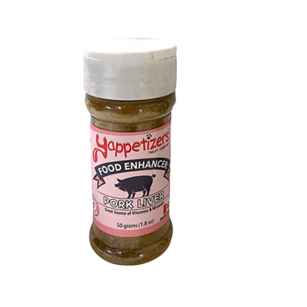 Yappetizers- ''Topper'' poudre rehausseur de goût pour chien 50gr