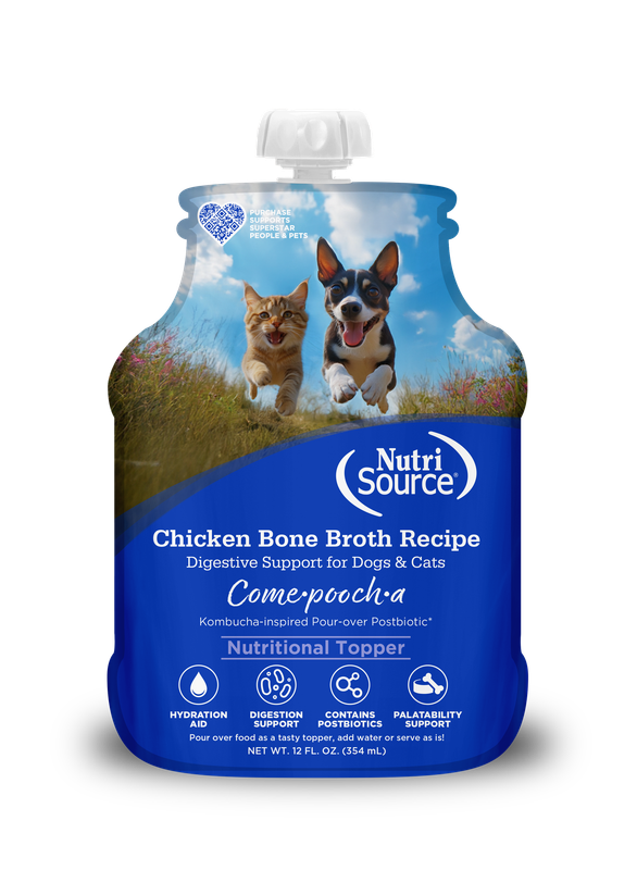 NutriSource - Bouillon d'os ''Come-pooch-a'' 354ml