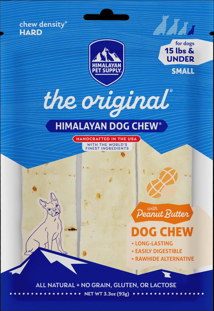 Himalayan Pet Supply - Peanut Butter Flavored Cheese Chew Treat, format: Petit