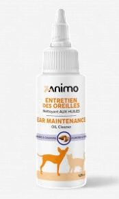 Zanimo- Entretient des oreilles, amande &amp; chanvre 125ml