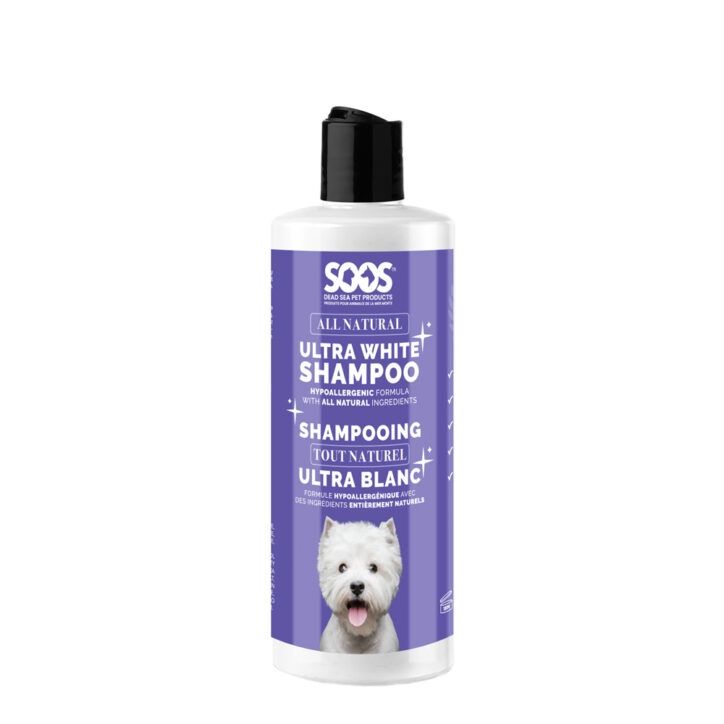 SOOS Pets -Soos Shampooing hypoallergenic ultra blanc 16,9 oz