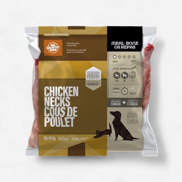 Big Country Raw - Chicken Neck 1lbs