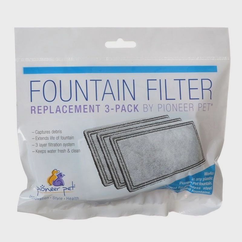 Pioneer Pet - Filtre de remplacement pour fontaine paquet de 3