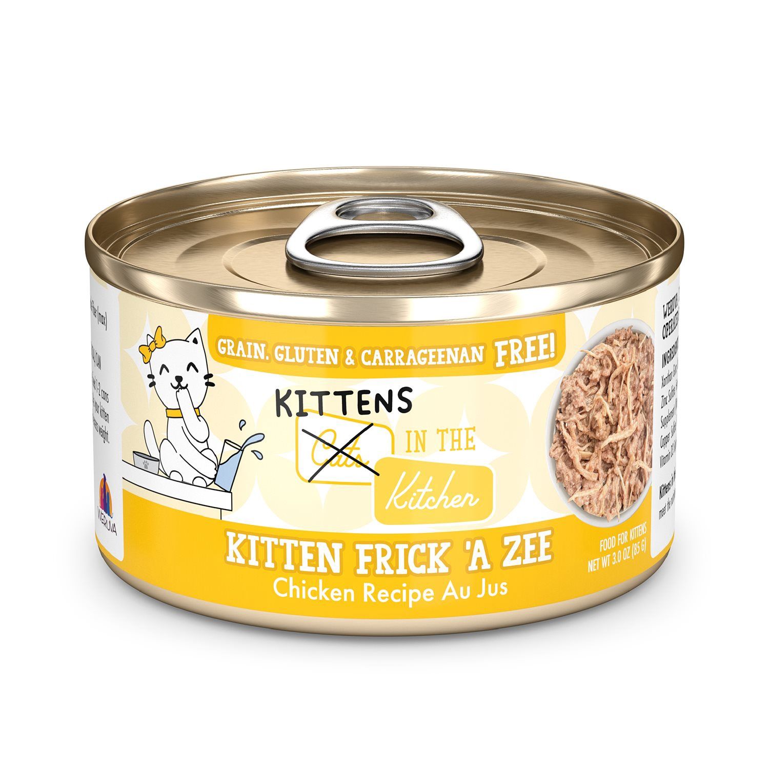 Weruva - conserve Pour chaton ''Kitten's in the kitchen'' 3oz, saveur: Poulet au jus