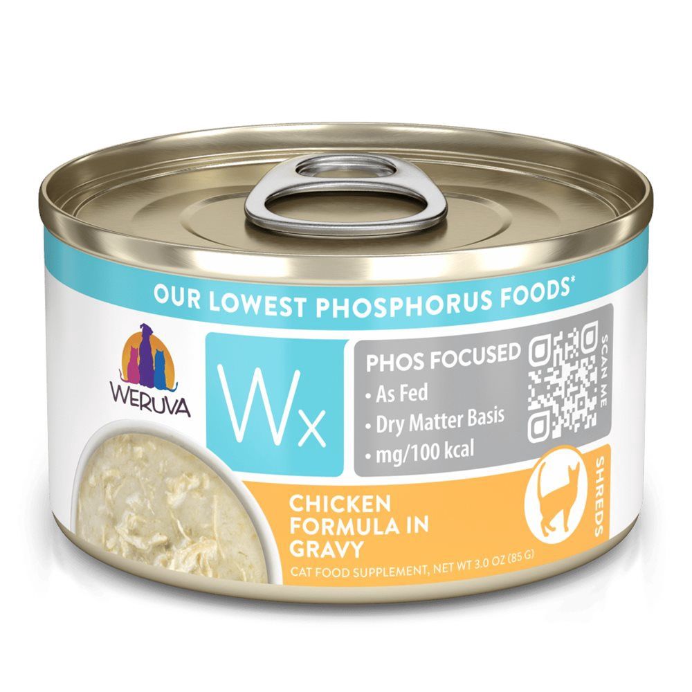 Weruva - WX conserve pour chat bas en phospore  ''Phos Focused'' 3oz
