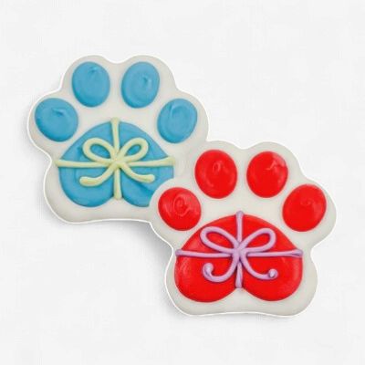 Bosco and Roxy - Festive Paw Biscuit Unit Assorted Colors