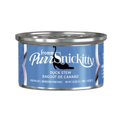 Fromm - Purrsnickitty for picky cats, canned 3oz, saveur: Ragoût de canard