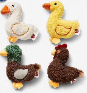 Spot- Oiseau/canard assortie 4''