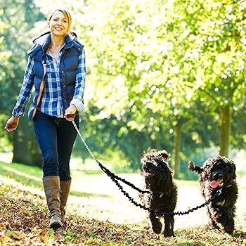 RcPets - Laisse active bungee, ajustable multi-fonction