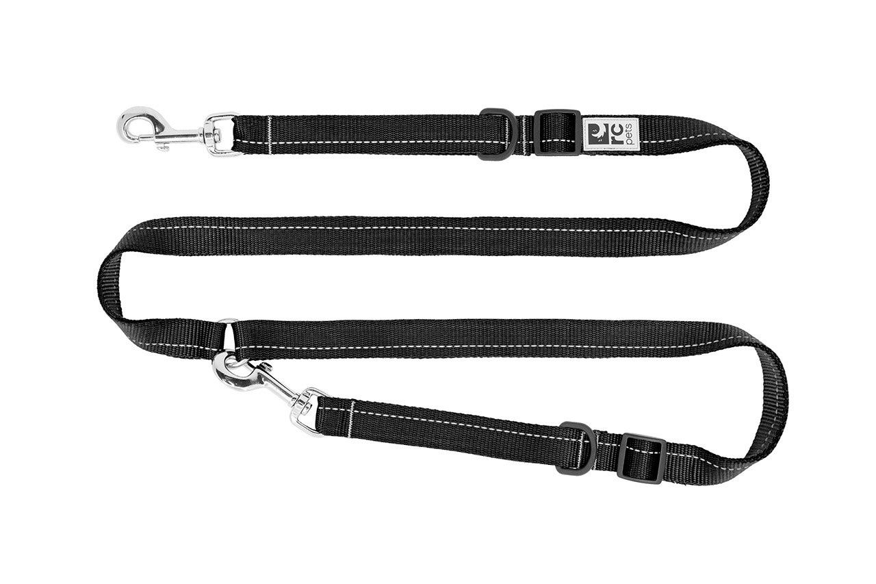 RcPets - Laisse active de base 8'', couleur: Noir, taille: 1''