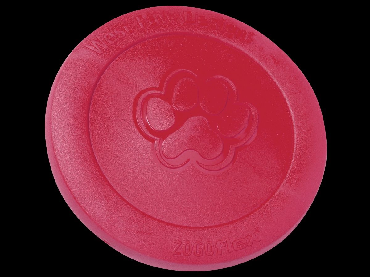 West Paw - Zisc  frisbee Petit, Colour: Ruby rouge