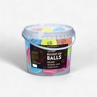 Spunky Pup - sceau de 20 balles multicolores