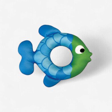 Crazy Fit - freeze 'n float fish rings, couleur: bleu