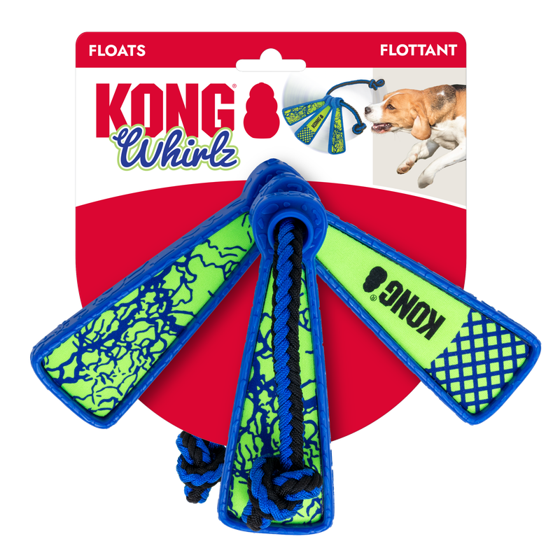Kong - Whirlz, Rope, Jouet à lancer flottant