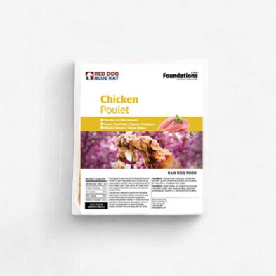 Red Dog Blue Kat - Cru Foundations, Poulet 4x 1/4lb (113g)