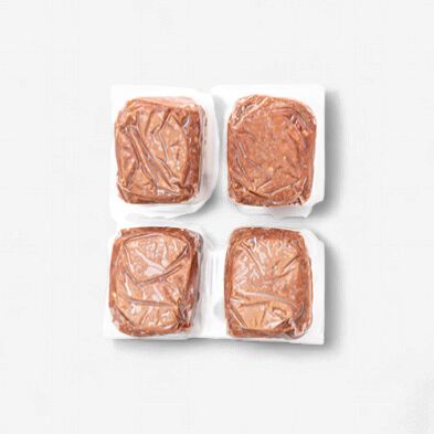 Red Dog Blue Kat - Cru Foundations, Boeuf pour chat 4X1/4lb  (113g)